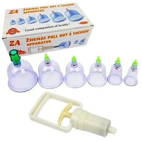Вакуумні антицелюлітні масажні банки 6 штук op8222315 фото