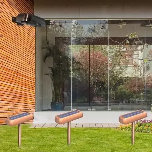 Вуличний настінний ліхтар Copper Bright сонячна батарея 3 в 1 COPP31 фото