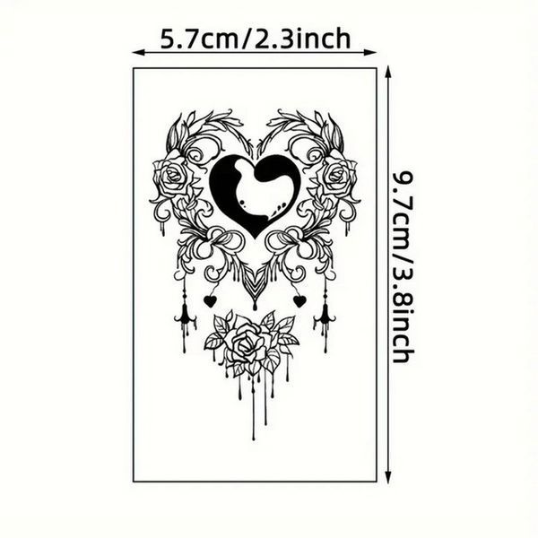 Набір дитячих тимчасових татуювань "Чорні міні №4" black-tattoo-mini-set-4-H black-tattoo-mini-set-4-H фото