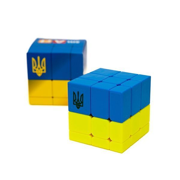 Головоломка Розумний кубик SCU333 "Прапор України" (Bicolor Bump Smart Cube "Ukraine") SCU333 фото