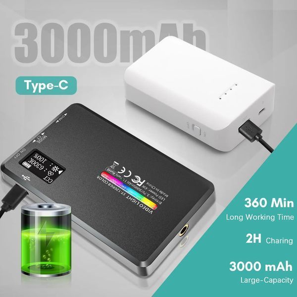 Світло блогера на прищіпці RGB LAMP AND-5265 2054160 фото
