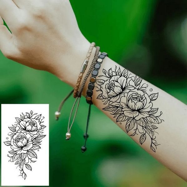 Набір дитячих тимчасових татуювань "Чорні міні №4" black-tattoo-mini-set-4-H black-tattoo-mini-set-4-H фото