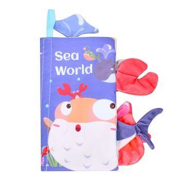 Розвиваюча книжка-шуршалка 668-230(Sea world) англійські слова 668-230(Sea world) фото
