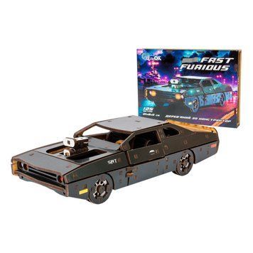 Дерев'яний 3D конструктор "Fast Furious" Puz-62519, 125 деталей, чорний Puz-62519 фото