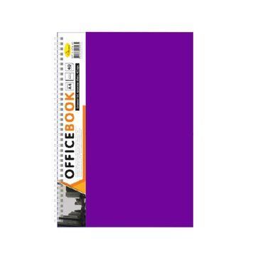 Блокнот А4 Б-БП4-40, 40 листів, пружина збоку Фіолетовий Б-БП4-40(Violet) фото