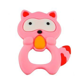 Прорізувач силіконовий "Єнот" MGZ-0402(Pink) у футлярі MGZ-0402(Pink) фото