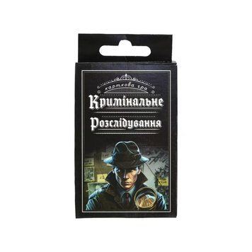 Карткова настільна гра &laquo;Кримінальне розслідування&raquo; 30418 українською мовою 36 карток 30418 фото
