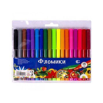 Дитячі Фломастери "Фломіки" COLOR-IT CR550-18 18 кольорів CR550-18-1 фото