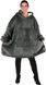 Толстовка-плед з капюшоном для чоловіка та жінки - / Плед жіноча толстовка, худи Синій sp84938494/1 фото 7