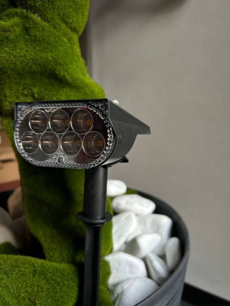 Садовий LED світильник на сонячній батареї Color Gradient Solar Spot Lawn Light AZ957 фото
