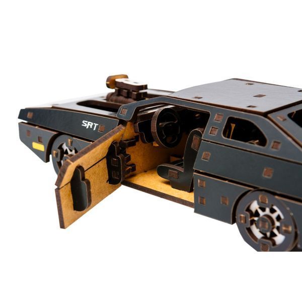 Дерев'яний 3D конструктор "Fast Furious" Puz-62519, 125 деталей, чорний Puz-62519 фото