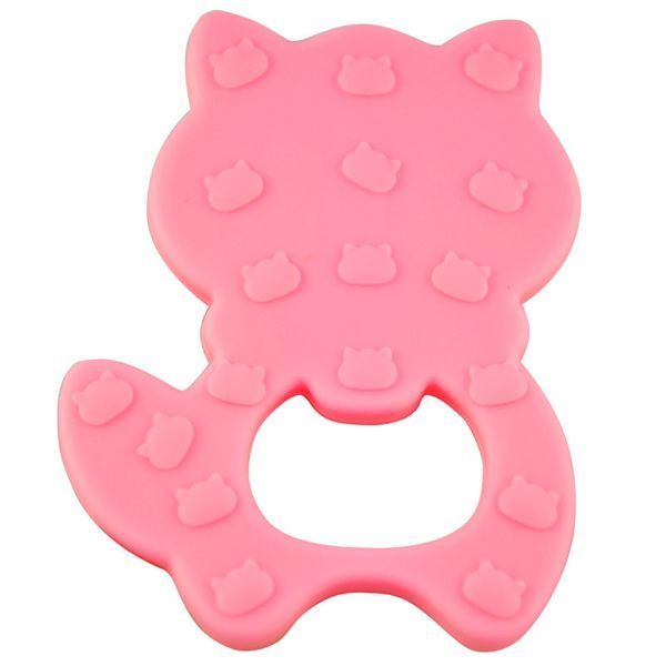 Прорізувач силіконовий "Єнот" MGZ-0402(Pink) у футлярі MGZ-0402(Pink) фото