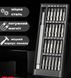 Набір викруток 25 в 1 магнітні Біти Phillips Torx Hex Precision DIY розбірний мінікейс VEN15410C фото 2