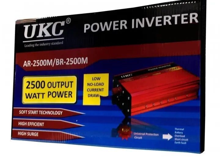 Перетворювач авто (інвертор) UKC 12V-220V AR 2500W sp4521044 фото