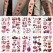 Набір тимчасових тату "Любов № 2" Love-tattoo-mini-set-2-10, 12 х 7 см 10 шт Love-tattoo-mini-set-2-10 фото 1