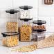 Органайзер для сипучих Food Storage Container 6 Контейнерів | Набір пластикових контейнерів для круп 5096545 фото 2