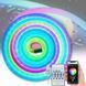 Неонова LED RGB стрічка 5 м із лускатим покриттям і керуванням через застосунок, пульт RGB550 фото 6
