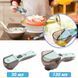 Регульовані пластикові мірні ложки 2 штуки Adjustable measuring spoon mu8873567 фото 1
