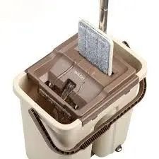 Швабра з відром і самовіджимом , Spin Mop Scratch Cleaning 360, швабра ледарка 6 л NEW25 фото