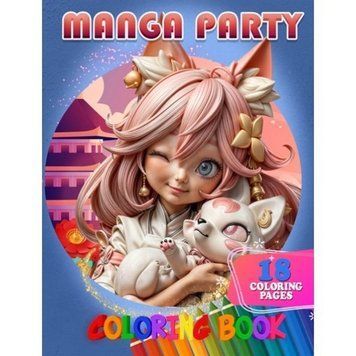 Розмальовка для дітей Manga Party А05122412 формат А4 А05122412 фото