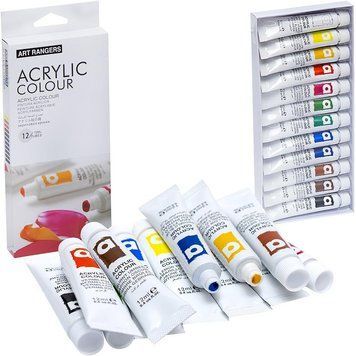 Фарби 12мол "Art Ranger" 12 кольорів "Acrylie" EA1212-3 EA1212-3 фото