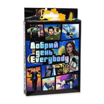 Карткова настільна гра &laquo;Добрий день Everybody&raquo; 30272 українською мовою 46 карток 30272 фото