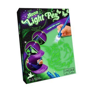 Набір креативної творчості "Neon Light Pen" NLP-01-02U малюй світлом NLP-01-02U фото