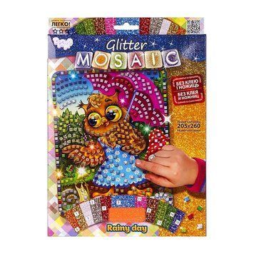 Креативна творчість "Glitter Mosaic Rainy day" БМ-03-10 блискуча мозаїка БМ-03-10 фото