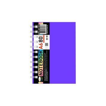 Блокнот А6 АП-1512(Violet) 80 аркушів, пружина збоку АП-1512(Violet) фото