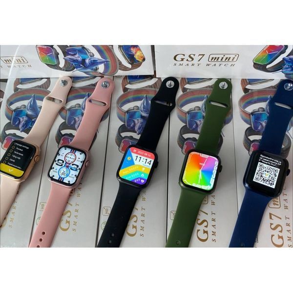 Смарт-годинник Smart Watch GS7 Pro Max, 45 мм, дзвінки, бездротова зарядка рожевий pan7417/3 фото