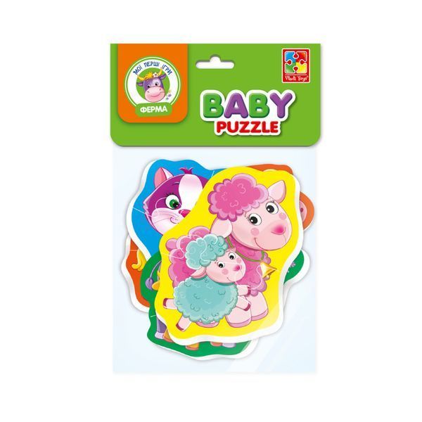 Дитячі пазли Baby Puzzle "Мама та малюк" Vladi toys VT1106-97 VT1106-97 фото