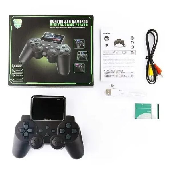 Портативна ретроміні ігрова приставка з екраном 2.4 дюйма Gamepad S10 Ігрова приставка на 520 ігор GS10 фото