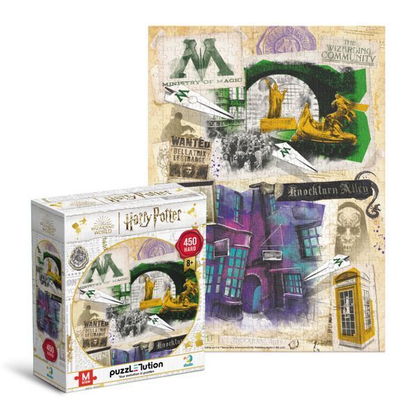 Пазл класичний "Harry Potter. Міністерство магії та Алея Ноктерн" 200504, 450 елементів 200504 фото