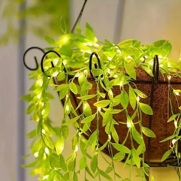 Гірлянда Роса з LED-підсвічуванням "Зелена Верба" ​​2, Тепле світло SF-56 205SF-56 фото