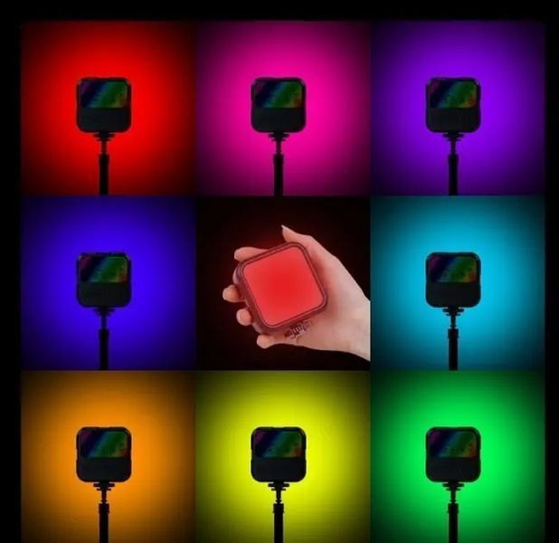Студійна LED лампа WL-R1, 23000-7000K, освітлення для зйомки, RGB підсвічування M16451 фото