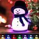 Дитячий силіконовий нічник Сніговик Snowman LJC-118 світильник акумуляторний іграшка для сну 12321 фото 1