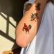 Дитячі тимчасові тату "Італійський брейнрот" Italian-brainrot-tattoo-1, 12х7 см Italian-brainrot-tattoo-1 фото 2