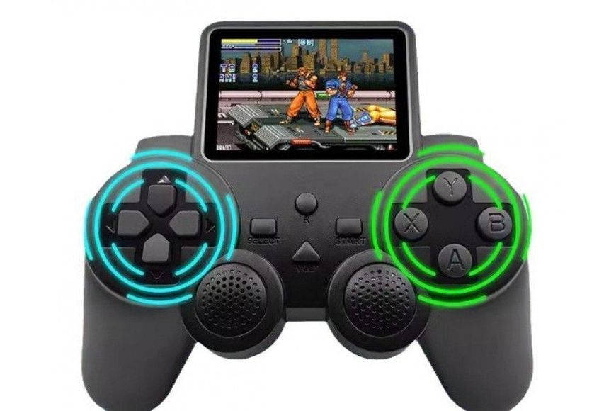 Портативна ретроміні ігрова приставка з екраном 2.4 дюйма Gamepad S10 Ігрова приставка на 520 ігор GS10 фото