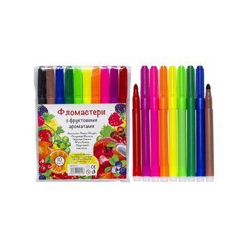 Дитячі Фломастери "Фрукти" COLOR-IT CR550-10 10 кольорів CR550-10 фото