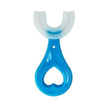 Дитяча Зубна щітка-капа MGZ-0704(Blue) з обмежувачем MGZ-0704(Blue) фото