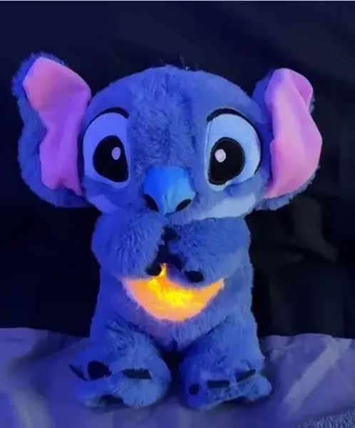 М'яка іграшка Стич (Stich) з мультфільму Ліло і Стич, дихає, світиться, колискова Jam77666550 фото