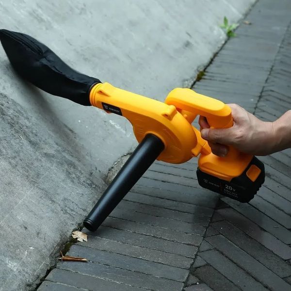 Акумуляторна повітродувка пилосос 2в1 для збирання листя, BLOWER LY-4, бездротовий садовий пилосос-дуйка NLY4 фото