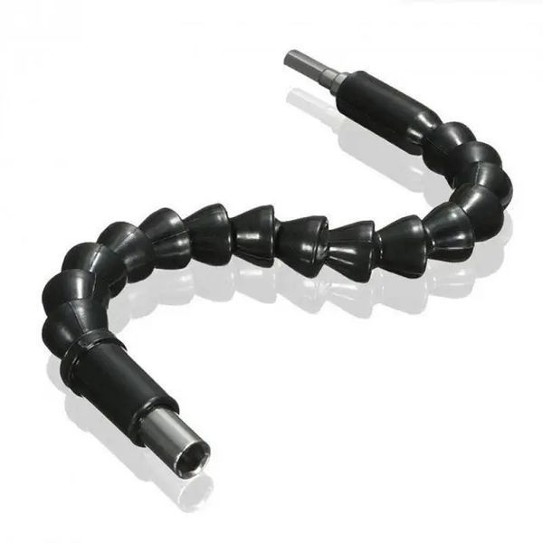 Подовжувач гнучкий для викрутки та дриля Snake Bit 30см чорний 205412501 фото