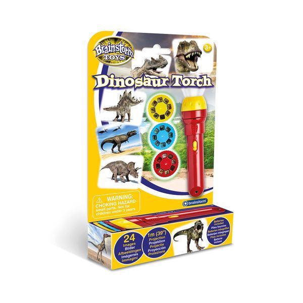 Ліхтарик-проектор "Світ динозаврів" Brainstorm E2029, 3 диски, 24 зображення E2029 фото