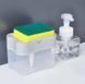 Диспенсер для миючого засобу натискний Soap Pump Sponge Caddy G88852101 фото 4