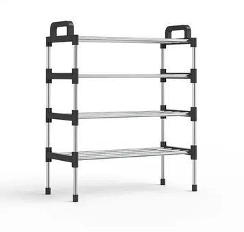 Полиця для взуття метал 4 секції Shoe rack Jam1105 фото
