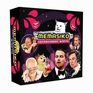 Настільна гра з мемами "Memasiko. Нерафіновані жарти" PLR-0024 PLR-0024 фото