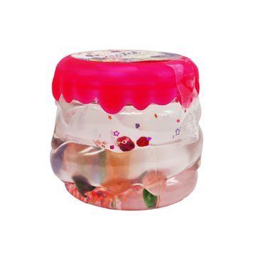 В'язка маса, слайм "Crystal Slime" CS-01-01U з намистинками Рожевий CS-01-01U(Pink) фото