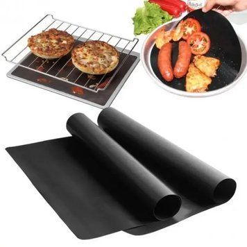 BBQ grill sheet гриль мат портативний антипригарним покриттям 33 Х 40 см для овочів, м'яса, морепродуктів BBQ3340 фото