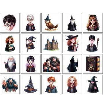 Дитячі тимчасові тату "Гаррі Поттер та інші" Potter-mini-tattoo-20, 5х5 см Potter-mini-tattoo-20 фото